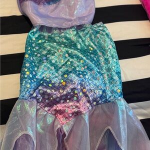 Mermaid Sequin Dress with Iridescent Scales